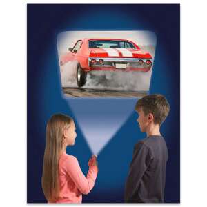 Brainstorm Toys Super Cars Проектор Фенерче, децата използват проектора, за да проектират изображение на червена кола на стената - Лампи и осветление