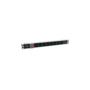 Equip 333310 Power Distribution Unit (PDU) 8 AC output(s) 1U Black (e333310)