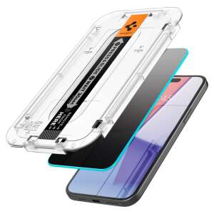 Spigen iPhone 15 Pro Max Glas.tR EZ Fit Képernyővédő - Könnyű Telepítő Készlet - Spigen