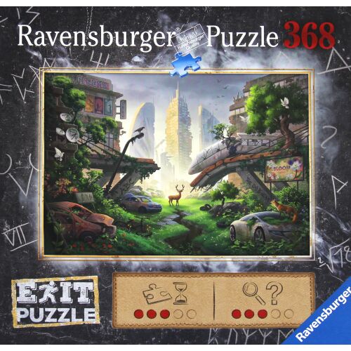 Puzzle Ravensburger Exit Apocalipsa, 368 piese, peisaj urban distopic