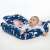 Többfunkciós babafészek párnával és paplannal New Baby hattyúk világos kék 33794344}