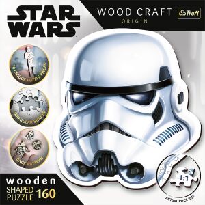 Trefl Star Wars Prilba Stormtrooper Drevené puzzle, 160 dielikov - Trefl Puzzle
