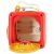 Ikonka Red Activity Cube with Battery Compartment and Sound