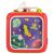 Ikonka Red Sensory Activity Cube Toy for Toddlers