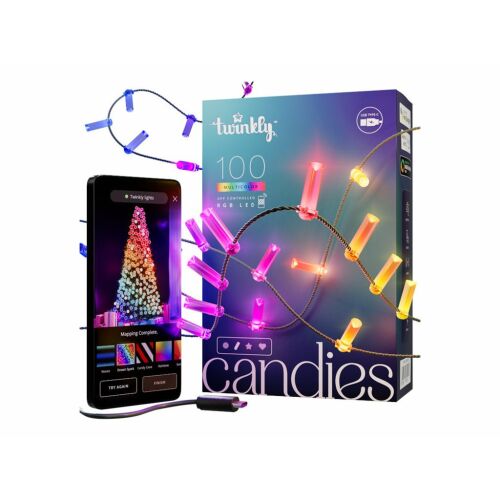 Twinkly Candies LED Fényfüzér - 100 RGB LED - 6m