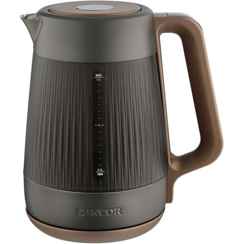 Sencor SWK 0931BK Double Wall Kettle, 1.7L capacity, black and bronze