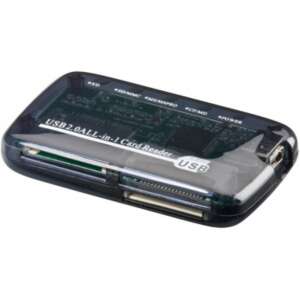 Goobay 98070 Multi USB 3.0 kártyaolvasó, fekete, kompakt, hordozható - Külső kártyaolvasó