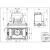 Faber INKA PLUS HCS X A70 Range Hood Technical Drawing