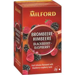 MILFORD Früchtetee, 20x2,5 g, MILFORD "Brombeere-Himbeere", Brombeere-Himbeere 87078884 Früchtetee