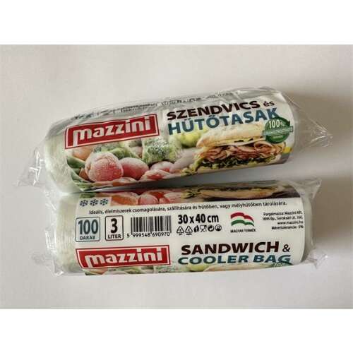 MAZZINI Kühl- und Lunchbeutel, 3 l, MAZZINI, transparent, mit Bindeband