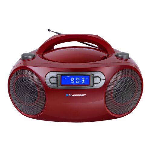 Blaupunkt BB18 Roter tragbarer CD-Player mit Radio und USB