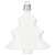 White Christmas tree ornament