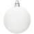 White glitter Christmas tree ornament