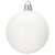 White matte Christmas tree ornament