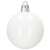 White shiny Christmas tree ornament