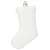 White Christmas stocking ornament
