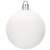 White glitter Christmas tree ornament, 6 cm, Springos