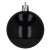 Black Christmas tree bauble, 8 cm
