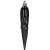 Black Christmas tree icicle ornament, 13 cm