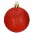 Csillogó piros karácsonyi gömbdísz