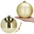 Springos 15cm Gold Christmas Ornaments in hand, set of 2