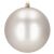 Springos Matte Silberne Weihnachtskugel 12cm