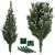 Springos Artificial Christmas Tree Unassembled with Stand