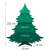 Springos 2.5m Artificial Christmas Tree Dimensions