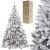 Springos 150cm Snow-Flocked Caucasian Fir Christmas Tree with Packaging and Close-up
