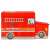 Springos Fire Truck Toy Storage Box, red, side view, 55 x 26 x 32 cm