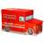 Springos Fire Truck Toy Storage Box, red, closed, side view