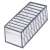 Springos grey mesh drawer organizer, 11 compartments