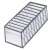 Springos organizer set for clothes, shoes, or other items, gray and transparent, 11 compartments