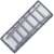 Springos organizer set, gray and transparent, 11 compartments