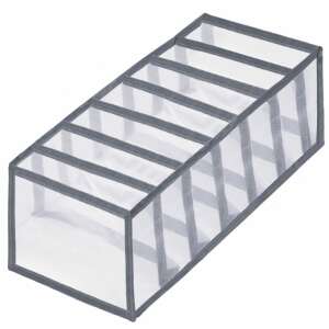 Set de organizatoare Springos pentru haine, pantofi sau alte articole, gri și transparent, 11 compartimente - Organizatori de garderobe