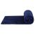 Springos Luxurious deep blue plush blanket 150x200 cm, rolled