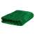 Springos green plush blanket with gold dots, folded