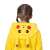 Springos Pikachu Kigurumi Pajama, yellow, multi-colored, back view, hood detail