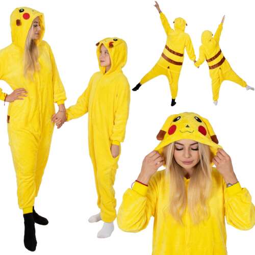 Springos Pikachu kigurumi pajama, M size, family fun