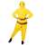 Springos Pikachu kigurumi pajama back view, comfortable and stylish