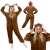 Springos reindeer kigurumi pajamas, front, back, and side view