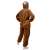 Springos reindeer kigurumi onesie, brown, back view