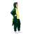Green dinosaur kigurumi pajamas for kids, Springos brand, side view