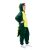 Springos Dragon Kigurumi Pajama size 110-120, full body side view