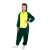 Green dinosaur kigurumi pajamas for kids, Springos brand