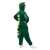 Springos green dinosaur kigurumi pajamas for kids, back view