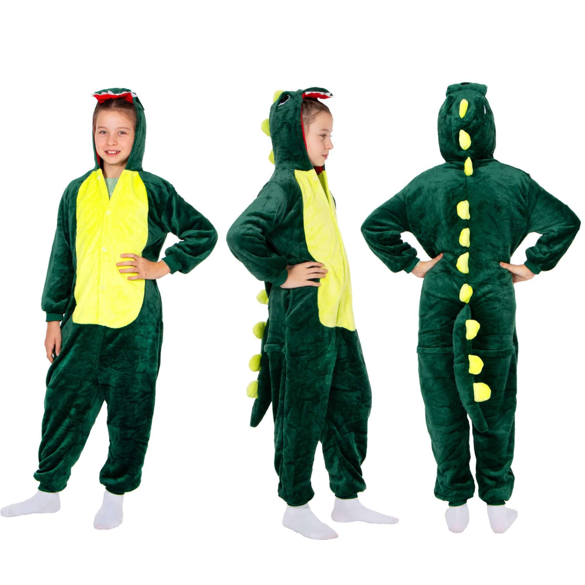 Springos Sárkány kigurumi pizsama, 120-130 méret