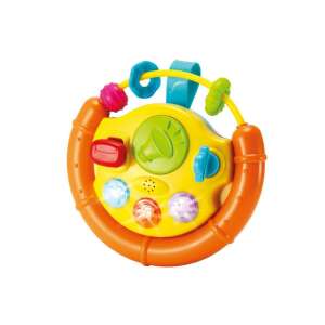 Zenélő világító bébikormány játék, hangokkal és fényekkel, a babáknak a vezetés tanulásához - Zenélő játék