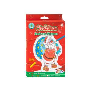 Imagini de Crăciun de decupat, 12 bucăți, Moș Crăciun, set de artizanat, colorat, activitate pentru copii, Grafix - Grafix