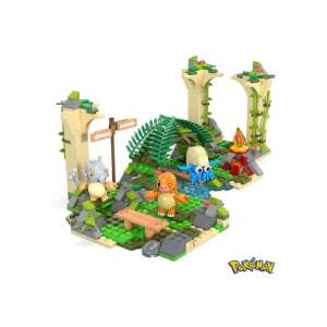 Set de construcție Mega Construx Pokémon Ruinele Junglei cu figurine Cubone, Charmander și Omanyte - Mattel Jocuri de constructie - Lego